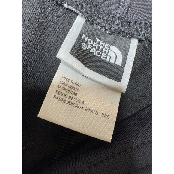 North Face Womens Elevation 7" Bike Shorts Black Spandex Size Medium High Rise - Picture 3 of 8